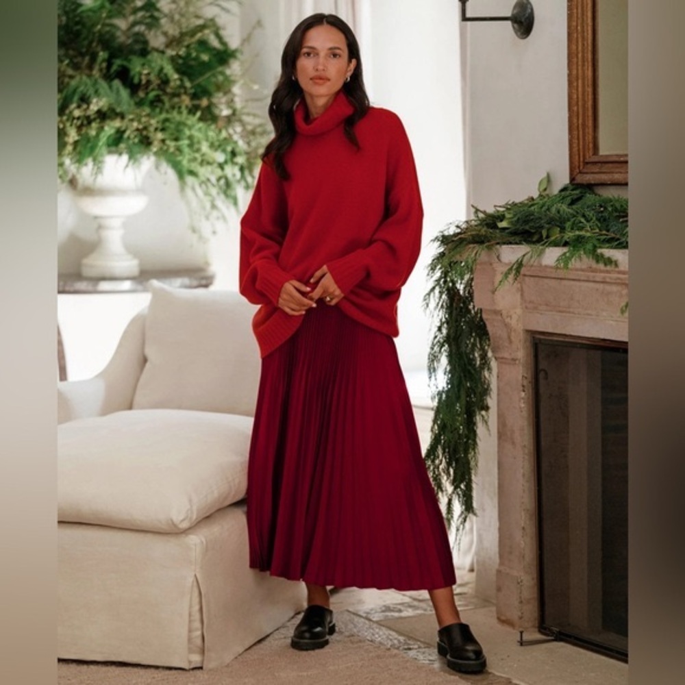 Jenni Kayne Pleated Skirt Size M